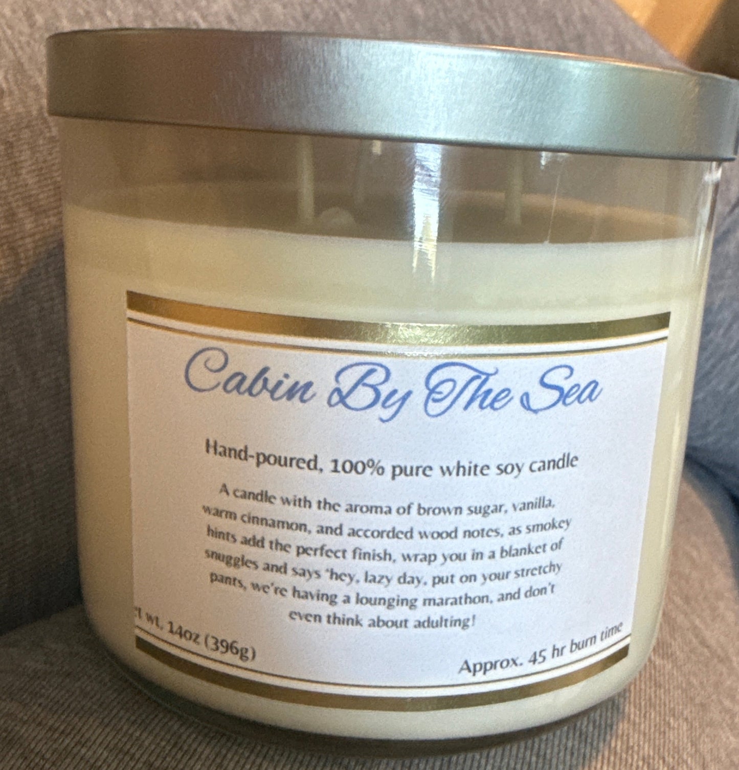 Cabin by the sea 14oz candle