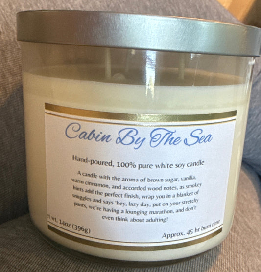 Cabin by the sea 14oz candle