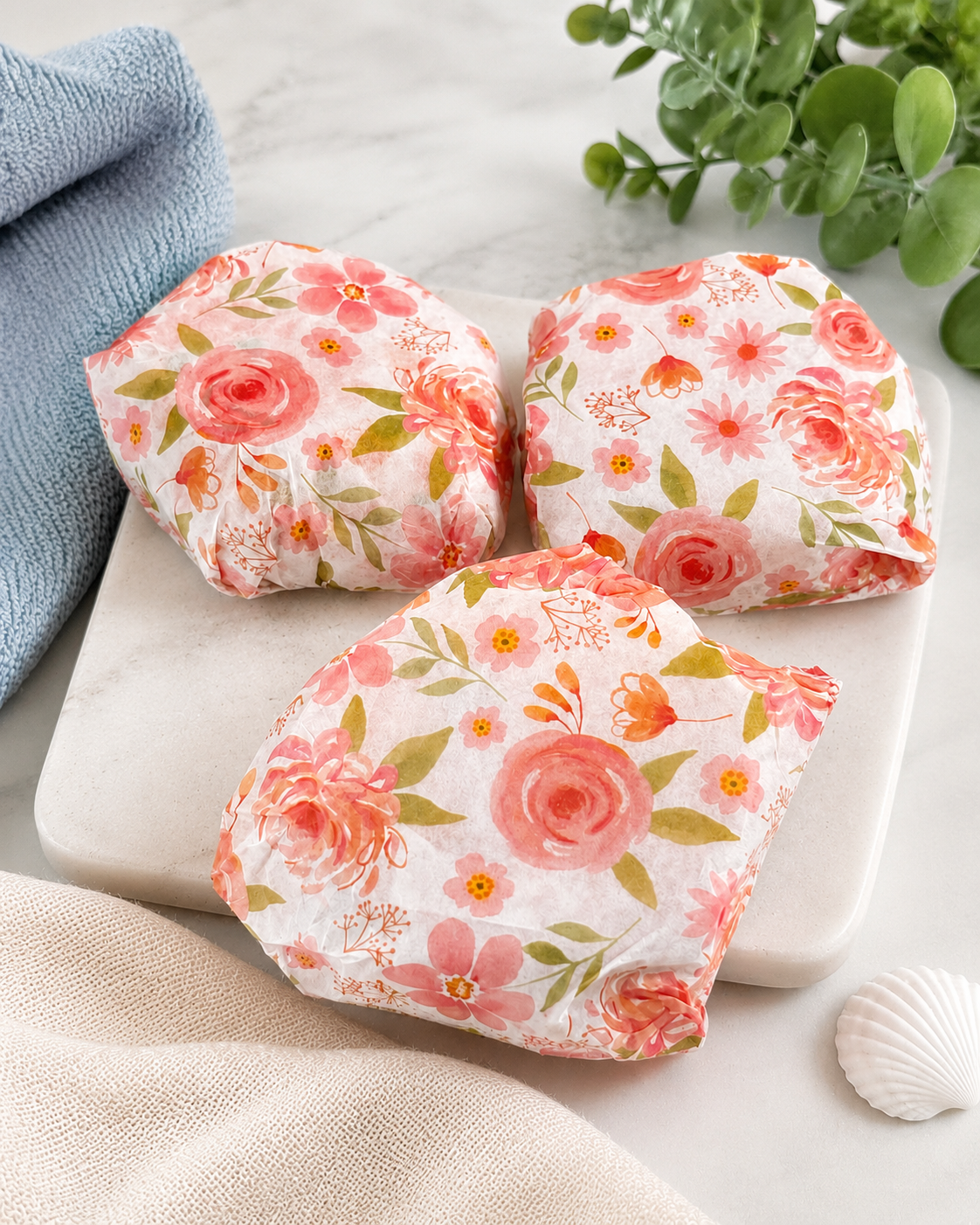 Goat Milk Solid Shampoo Bar : Sea Salt Blossom